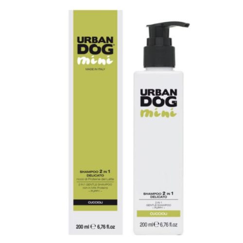 U.DOG - Mini - 2 az 1-ben Gyengéd Tisztító Sampon és Balzsam Kölyök Kutyáknak 200ml