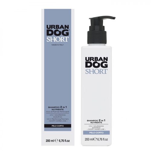 U.DOG - Short - 2 az 1-ben Tápláló Sampon és Balzsam Rövid Szőrű Kutyának 200ml